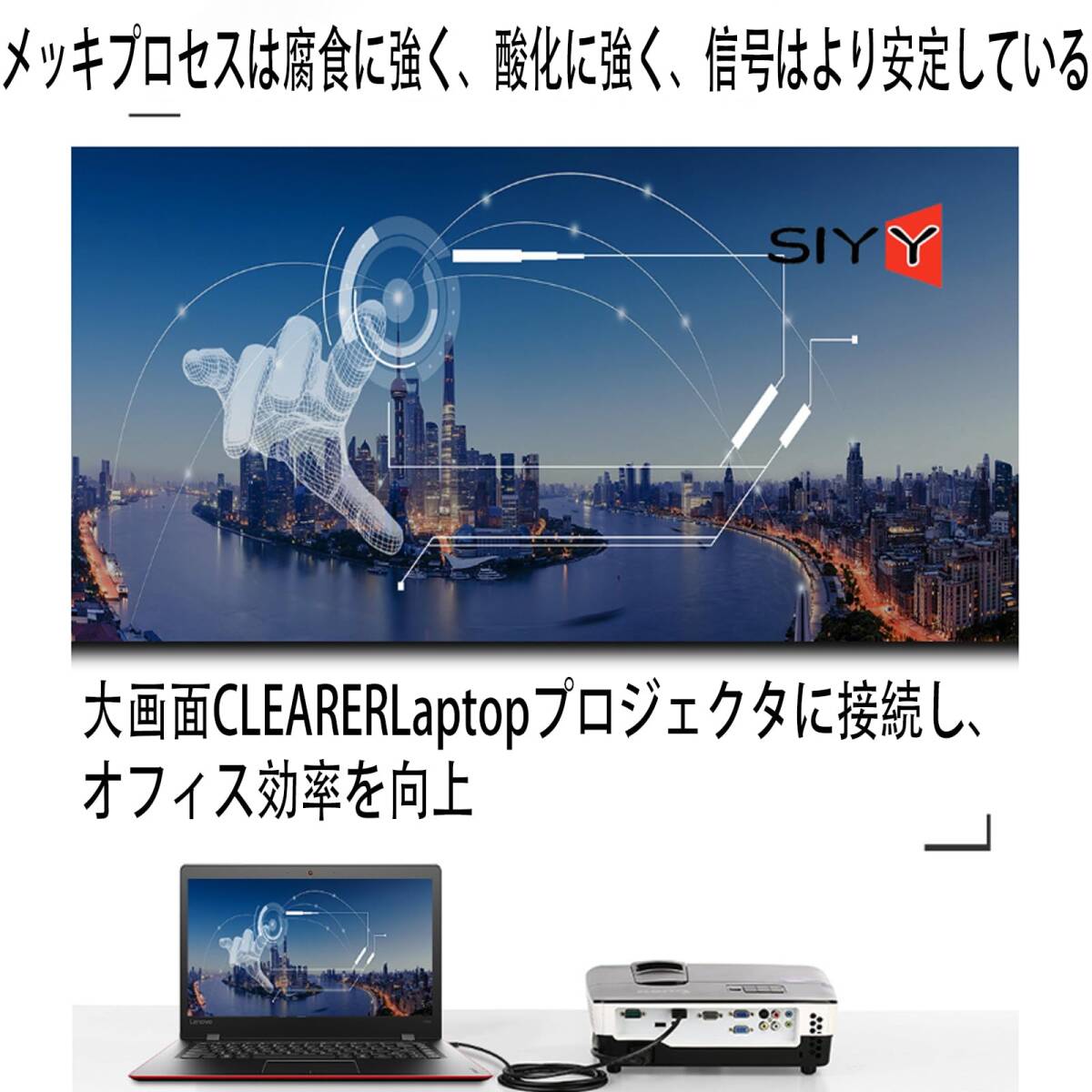 マイクロhdmiケーブル hdmi マイクロhdmi 変換 4K 60Hz 3D HDR ARC 高速18Gbps Micro hdmi-hdmiケーブル テレビ デジカメ_画像2