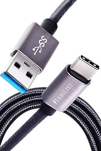 USB-Type-C ケーブル 3A 急速充電 1m USB3.0 変換 タイプc typec USB-C usbc USB-A android Xperia Galaxy iPad Pro MacBook switch_画像1