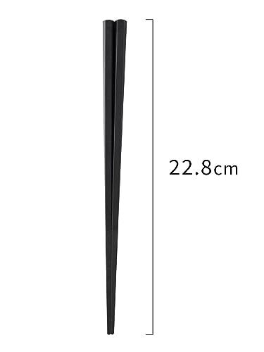 アサヒ興洋 六角箸 耐熱 業務用 黒 約22.8cm 滑り止め加工 持ちやすい 食洗機対応 乾燥機対応 日本製_画像6
