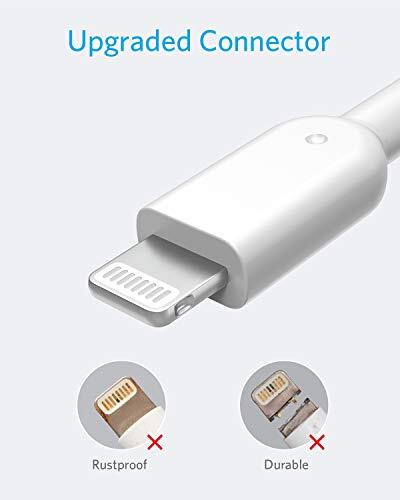 Anker PowerLine II ライトニングUSBケーブル MFi認証 超高耐久 iPhone 14 / 13 / 12 / SE (第3世代) / iPad 各種対応 (0.9m ホワイト ×の画像3