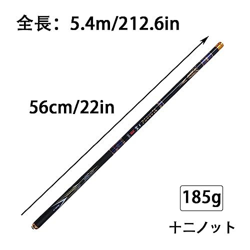 釣り竿 超軽量 渓流竿ロッド 伸縮釣り竿 淡水釣り用コンパクト パックロッド 4.5M 河川 堤防 湖畔 渓流_画像4