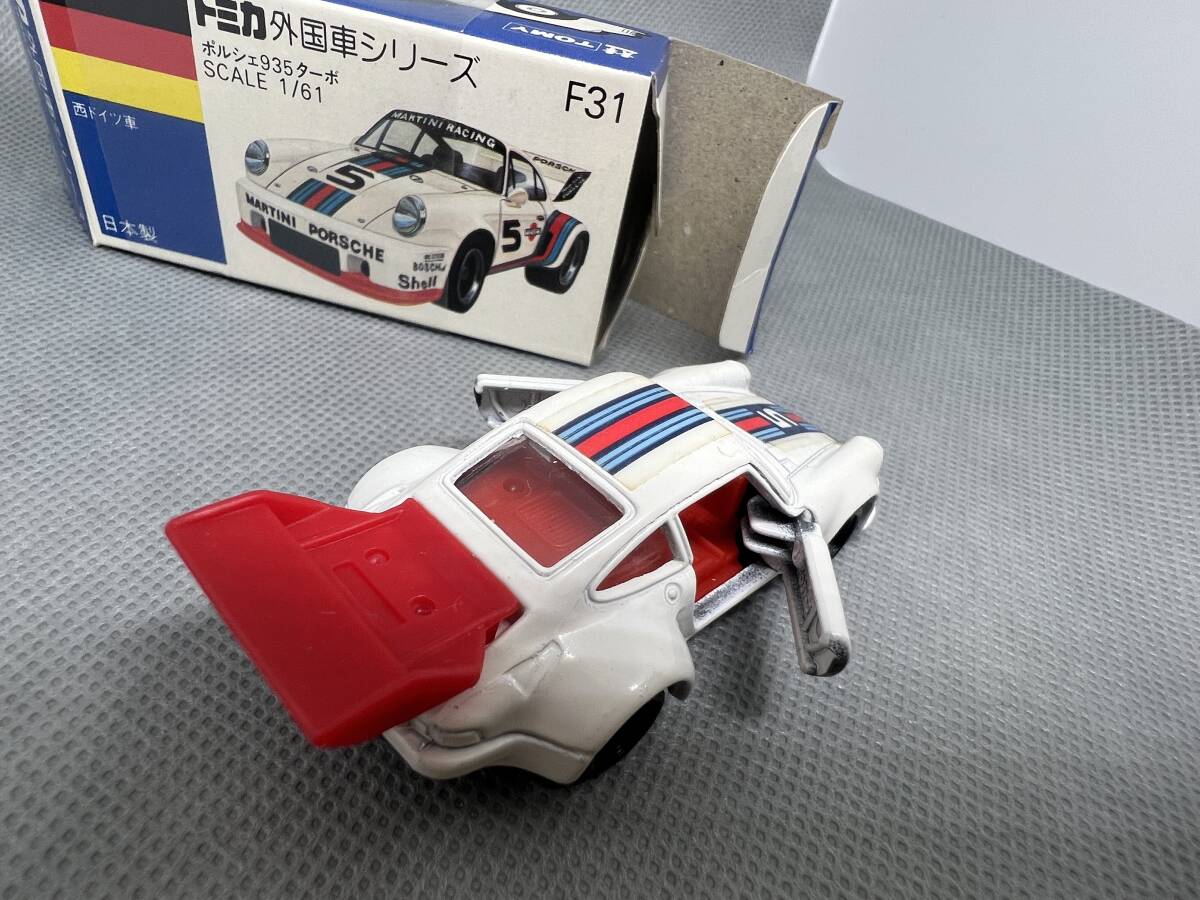 トミカ　青箱F31 ポルシェ935ターボ　日本製_画像8