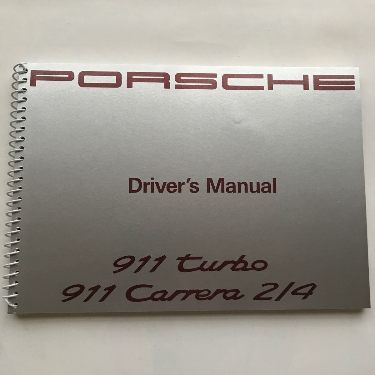 PORSCHE 964 911 turbo 911 Carrera2 911Carrrra4 Driver’s Manual ポルシェ 964 911ターボ 911カレラ 取扱説明書 取説 ミツワ自動車 空冷_画像1