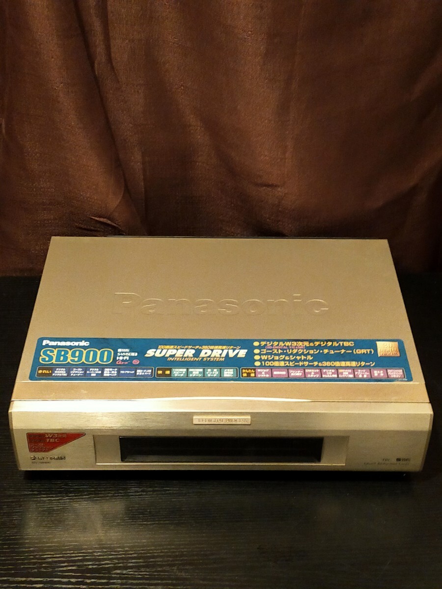 1円～ Panasonic パナソニック NV-SB900 S-VHSビデオデッキ ジャンクの画像2