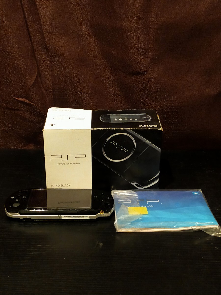 1円～ SONY プレイステーションポータブル PSP 　PSP-3000 動作確認済み 箱あり_画像1