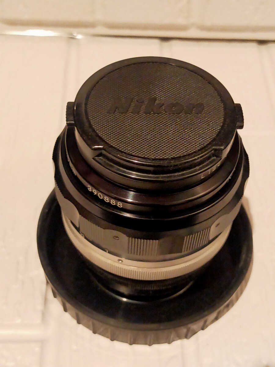 1 jpy ~ Nikon Nikon NIKKOR-H.C Auto 1:1.8 f=85mm box equipped case attaching lens 