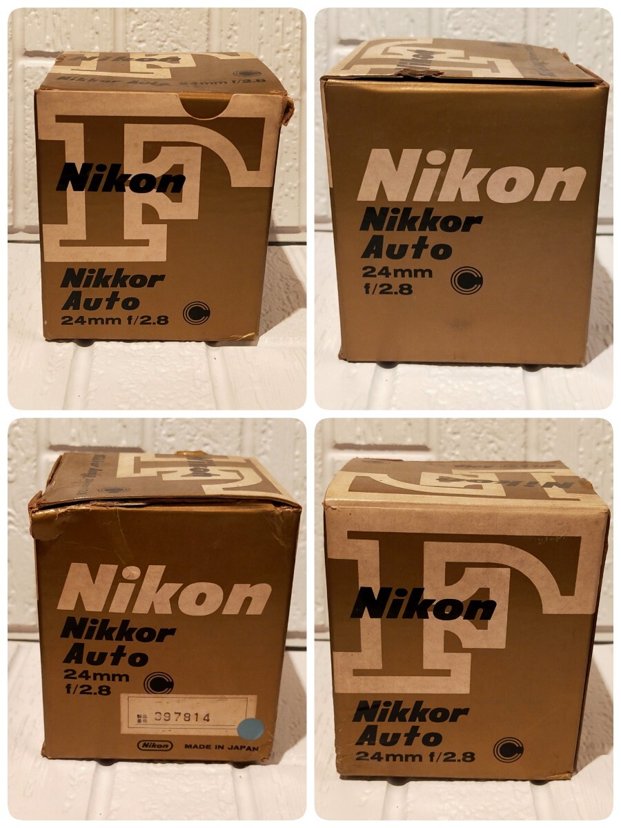 1 jpy Nikon Nikon lens NIKKOR-N.C Auto 1:2.8 f=24mm box equipped case attaching 