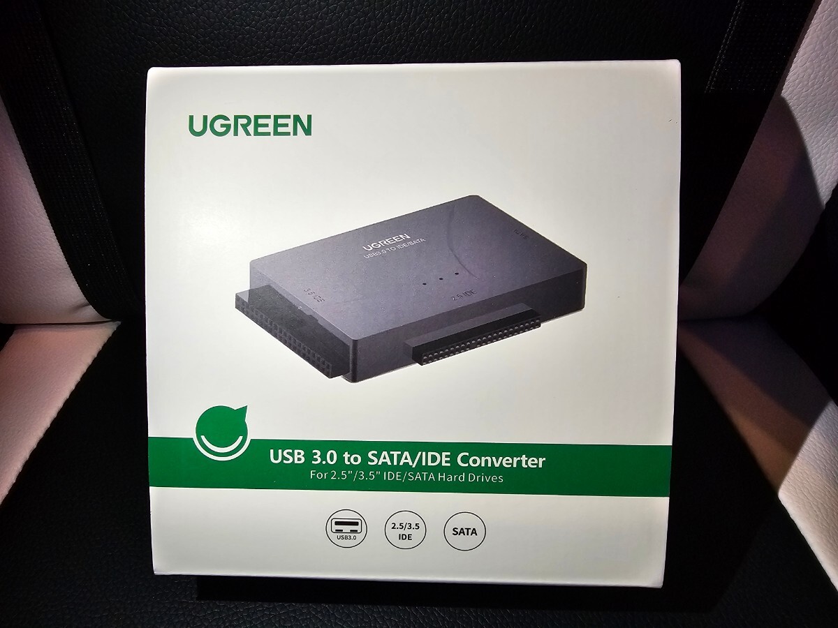 新品未開封★UGREEN SATA USB 変換ケーブル IDE 2.5/3.5インチ 変換アダプター USB3.2 Gen1 光学ドライブ対応 HDD/SSD対応 5Gbps転送 変換_画像1