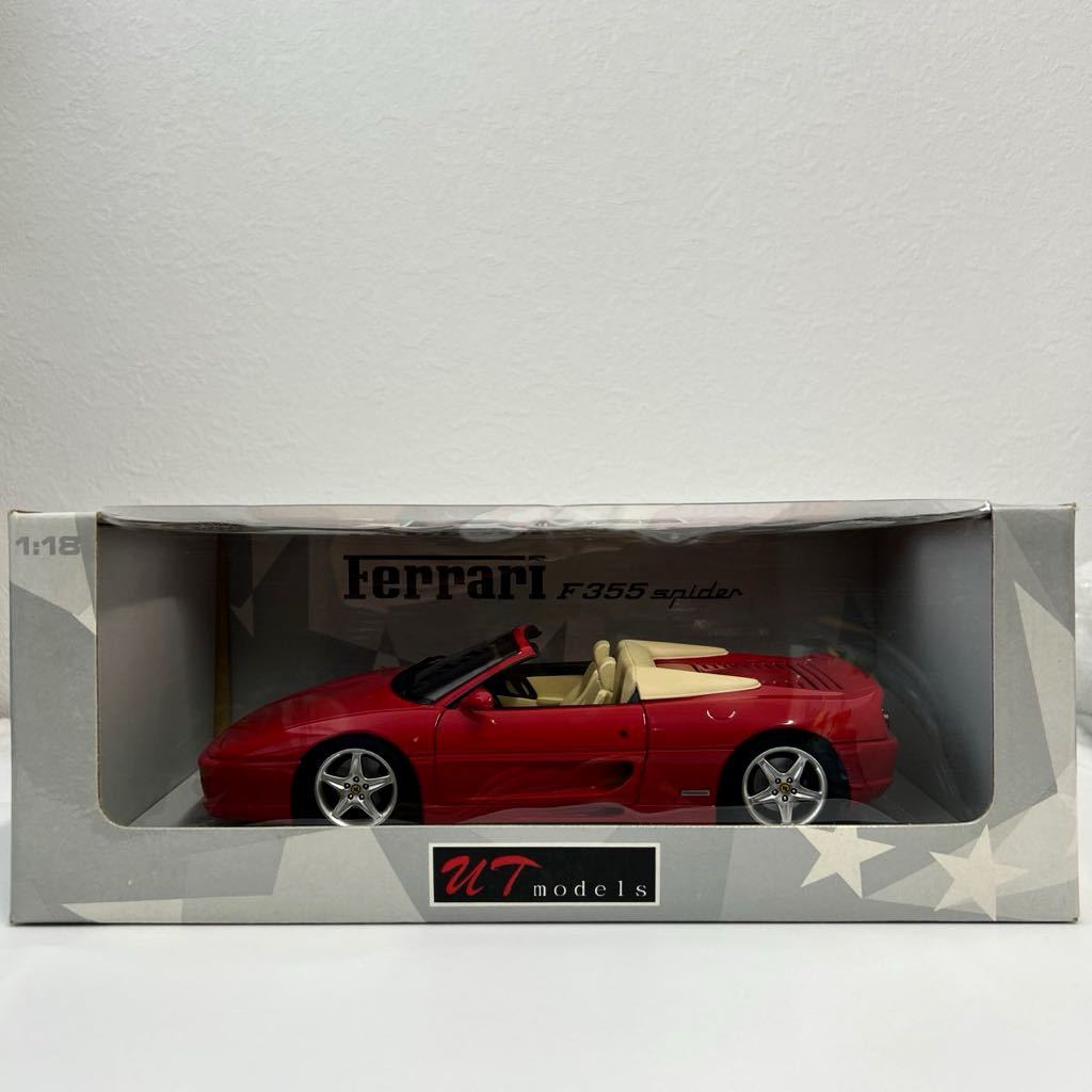 UT MODELS 1/18 Ferrari F355 Spider 1994年 Red フェラーリ スパイダー レッド スーパーカー ミニカー モデルカー