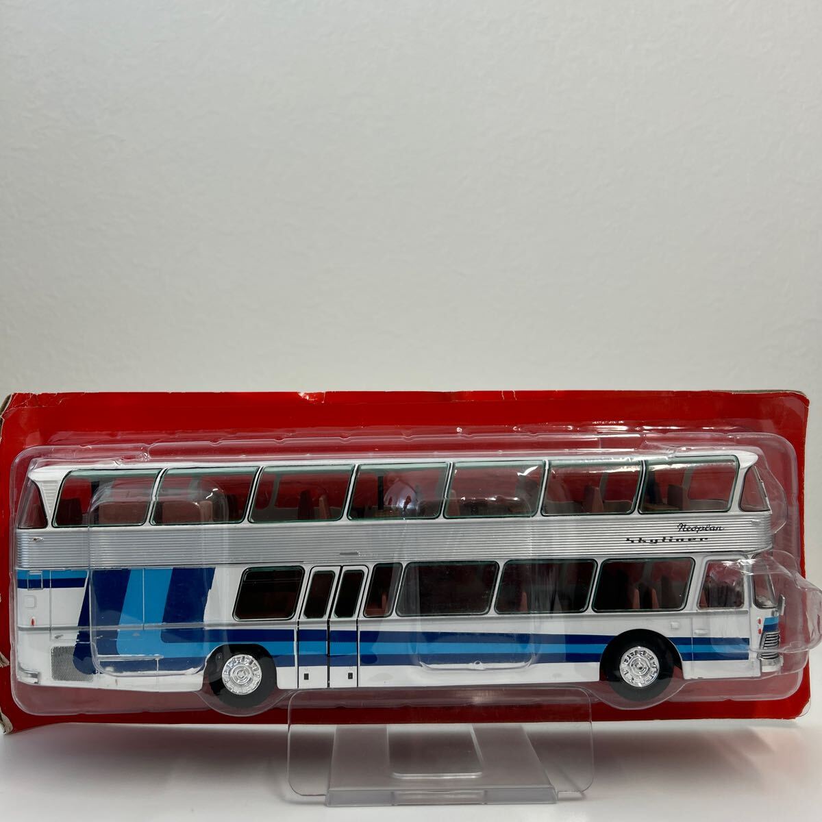 海外 Hachette AUTO BUS 1/43 Neoplan Skyliner アシェット ネオプラン スカイライナー 二階建てバス NH22 ミニカー コーチ ダブルデッカー_画像1