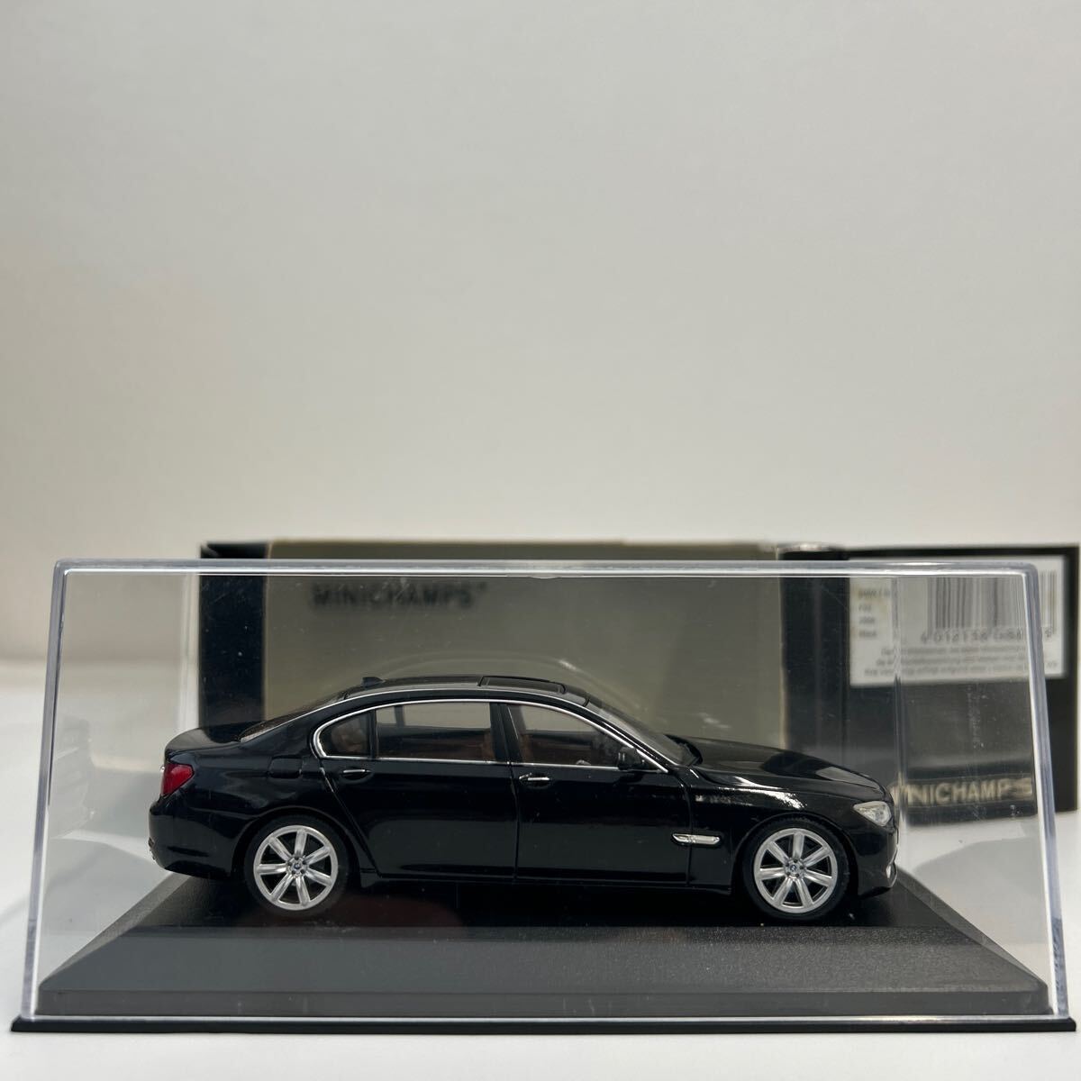 MINICHAMPS 1/43 BMW 7 Series F02 2008 Black ミニチャンプス 7シリーズ ブラック ミニカー モデルカー 検索 740i 750 760 Li_画像5