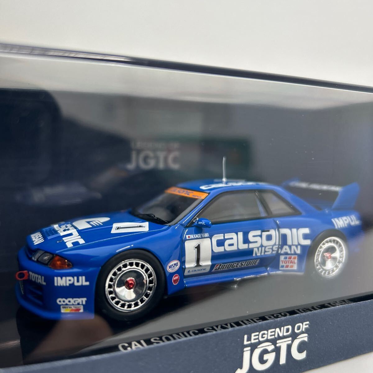 EBBRO 1/43 CALSONIC SKYLINE JGTC 1994年 NISSAN GT-R R32 #1 エブロ カルソニック スカイライン BNR32 IMPUL ミニカー 日産の画像1