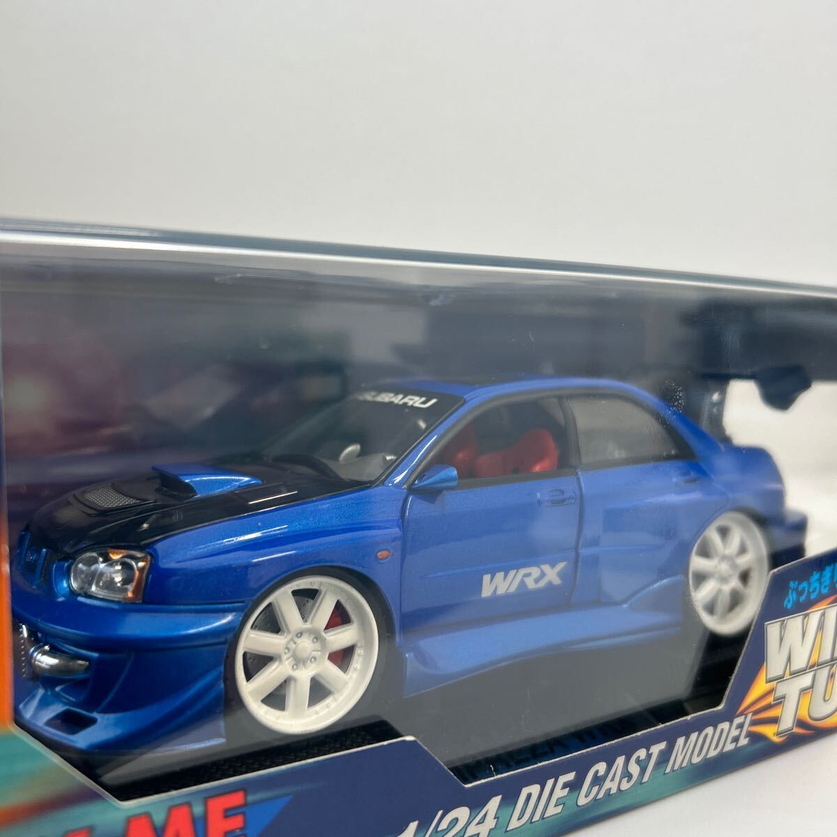 KENTOYS WILD TUNER 1/24 SUBARU IMPREZA WRX STI ワイルドチューナー スバル インプレッサ 涙目 GDBカスタム ミニカー モデルカー_画像2