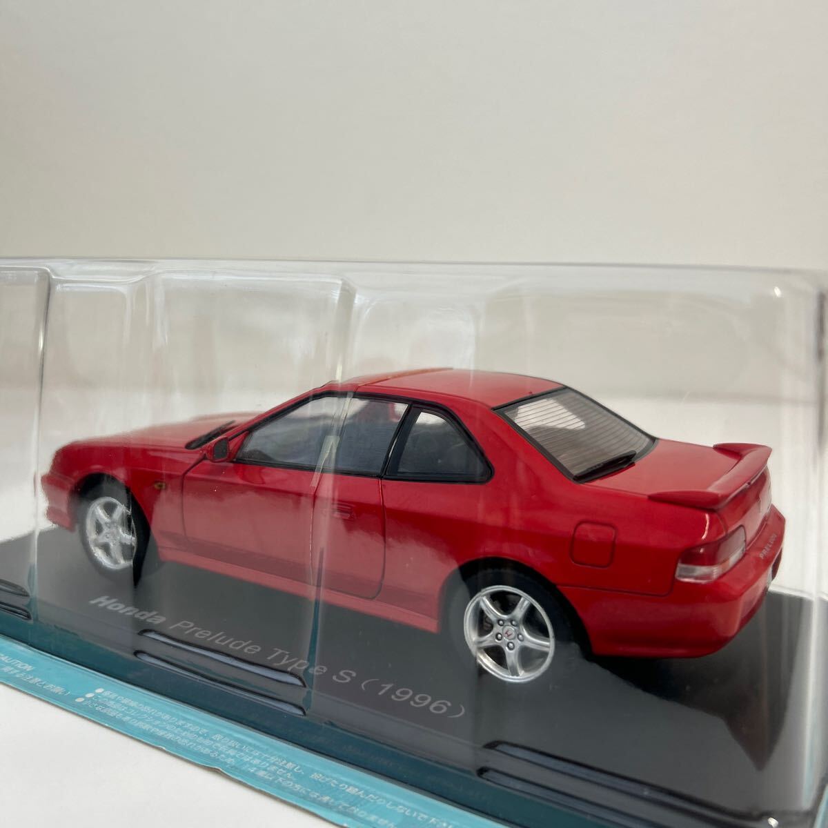 アシェット 国産名車コレクション 1/24 HONDA PRELUDE Type S 1996 ホンダ プレリュード タイプS レッド ミニカー モデルカー _画像4