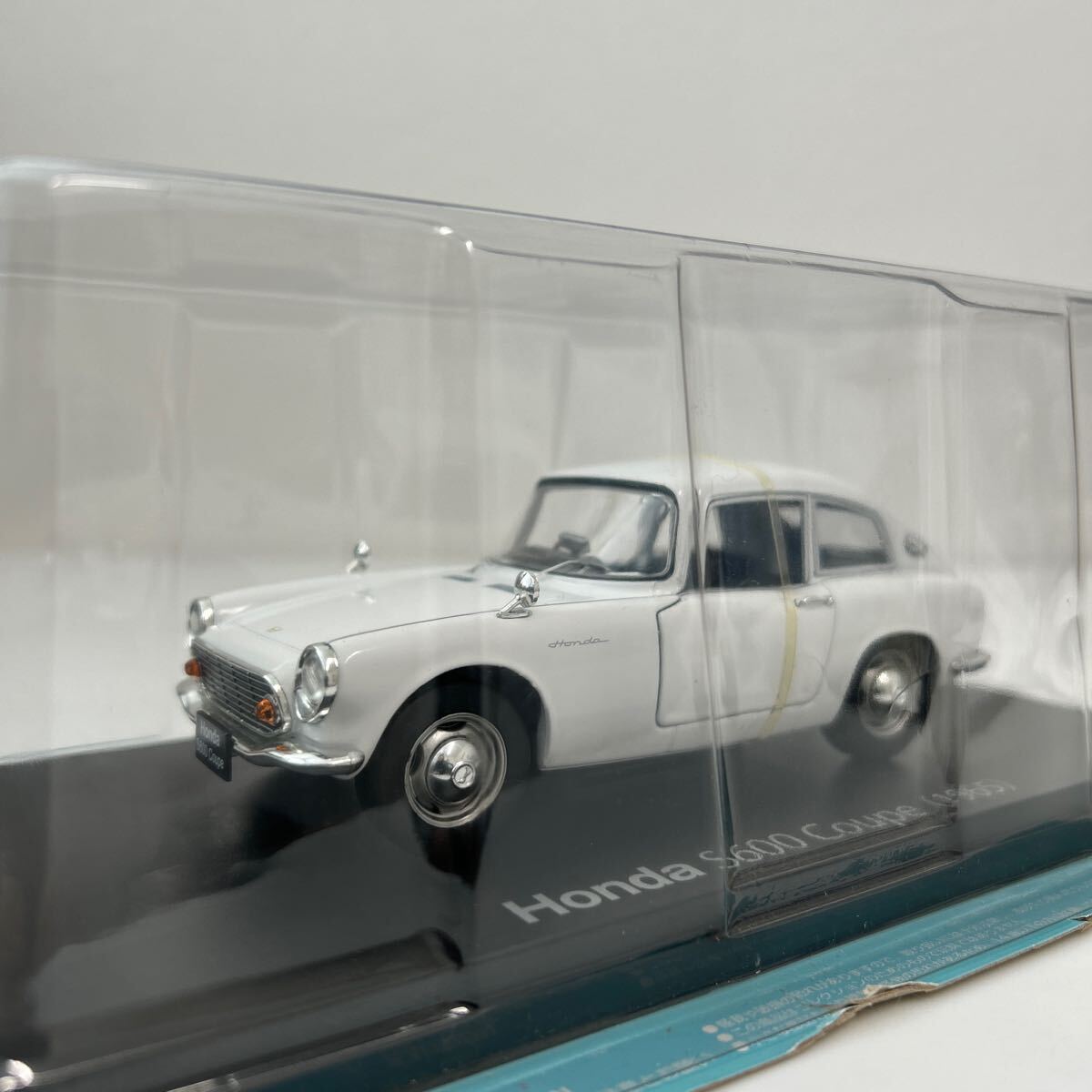 アシェット 国産名車コレクション 1/24 #21 HONDA S600 COUPE 1965 ホンダ クーペ ホワイト 旧車 ミニカー モデルカーの画像1