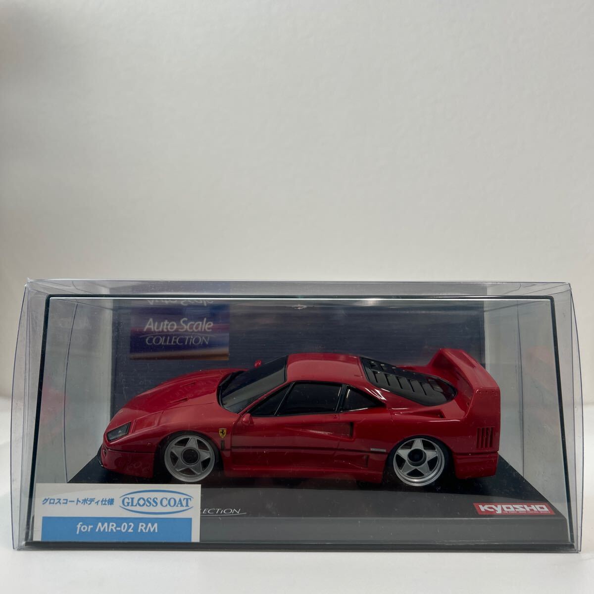 京商 MINI-Z FERRARI F40 Red ASCオートスケールコレクション フェラーリ レッド ミニッツ レーサー RCボディ ミニカー モデルカーの画像1