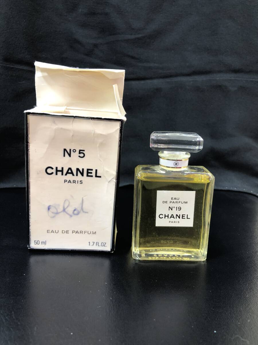 『MH藤個03024F』 1円スタート 香水 まとめ CHANEL シャネル N°19 EAU DE TOILETTE N°5 EGOISTE 総6点 中古 開封済の画像6