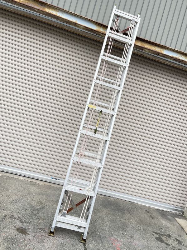 HASEGAWA aluminium 3 полосный .. общая длина 8m максимальный использование нагрузка 100. лестница выше ползун Saya труба 3 полосный compact крыша сооружение для лестница Hasegawa промышленность 