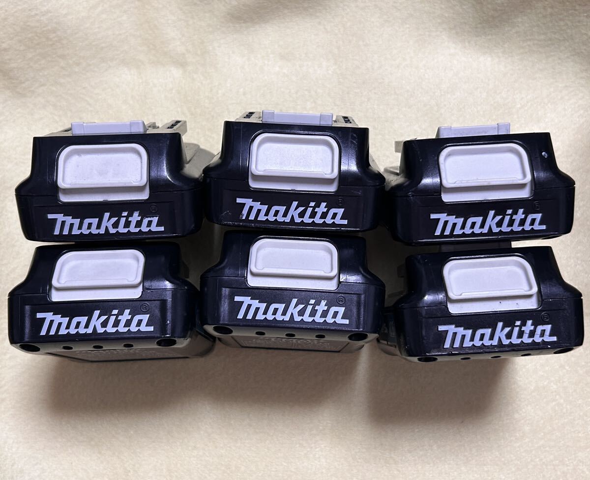 USED マキタ Makita 純正バッテリー 10.8V 1.5Ah BL1015 x6個_画像4