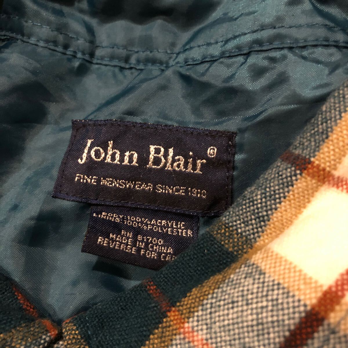 古着大量出品 John blair ネルシャツ 長袖シャツ チェック 古着 総柄 フランネル ヴィンテージ オーバーサイズ_画像3