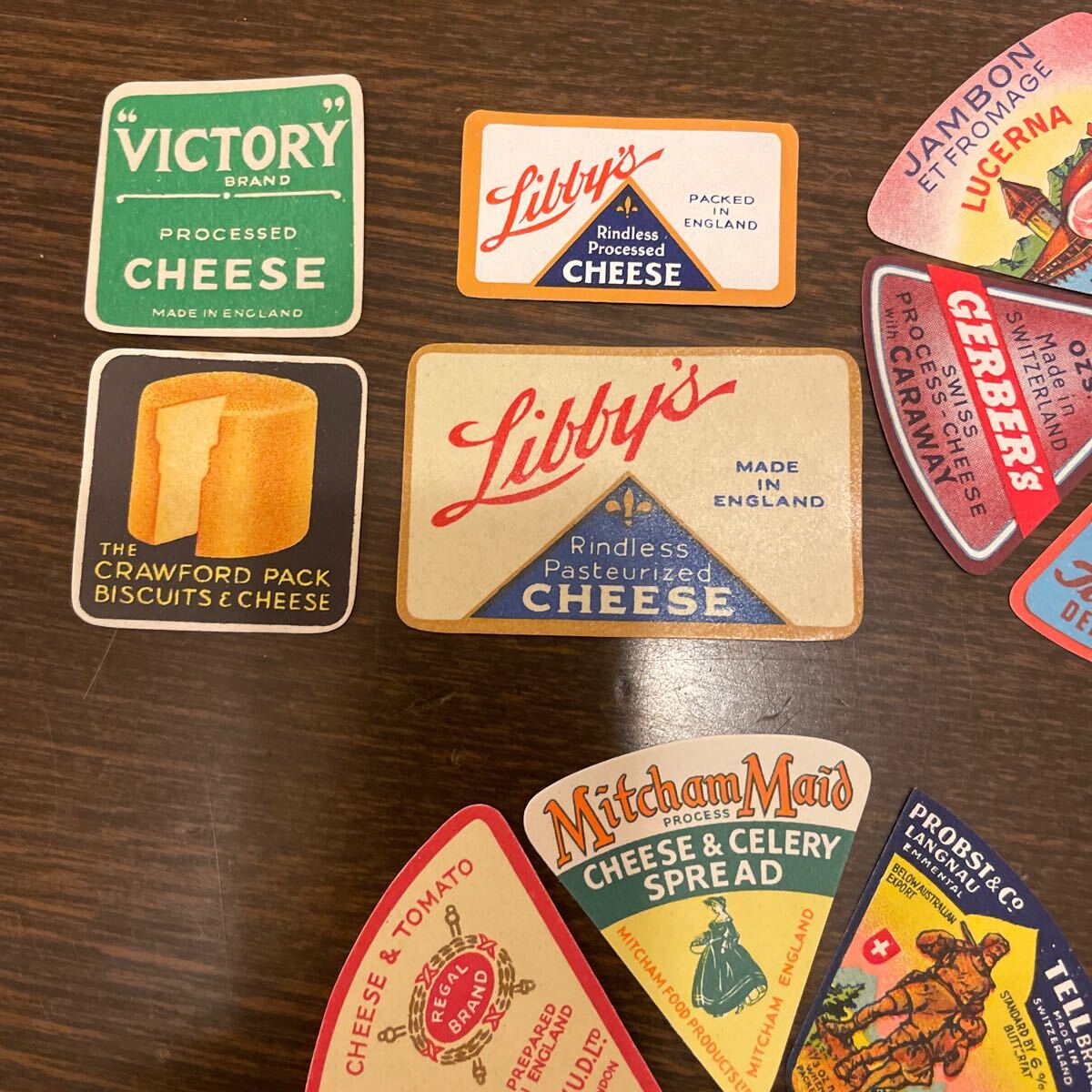  cheese Vintage label 30 sheets 