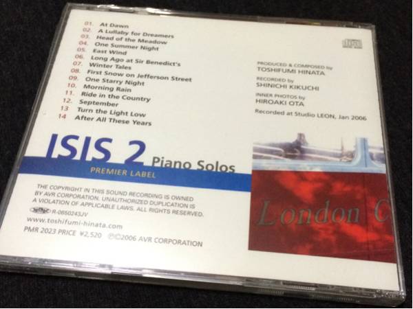 CD「日向敏文 ISIS 2」新品未開封 日向敏文 ピアノ 廃盤 限定 希少盤の画像2