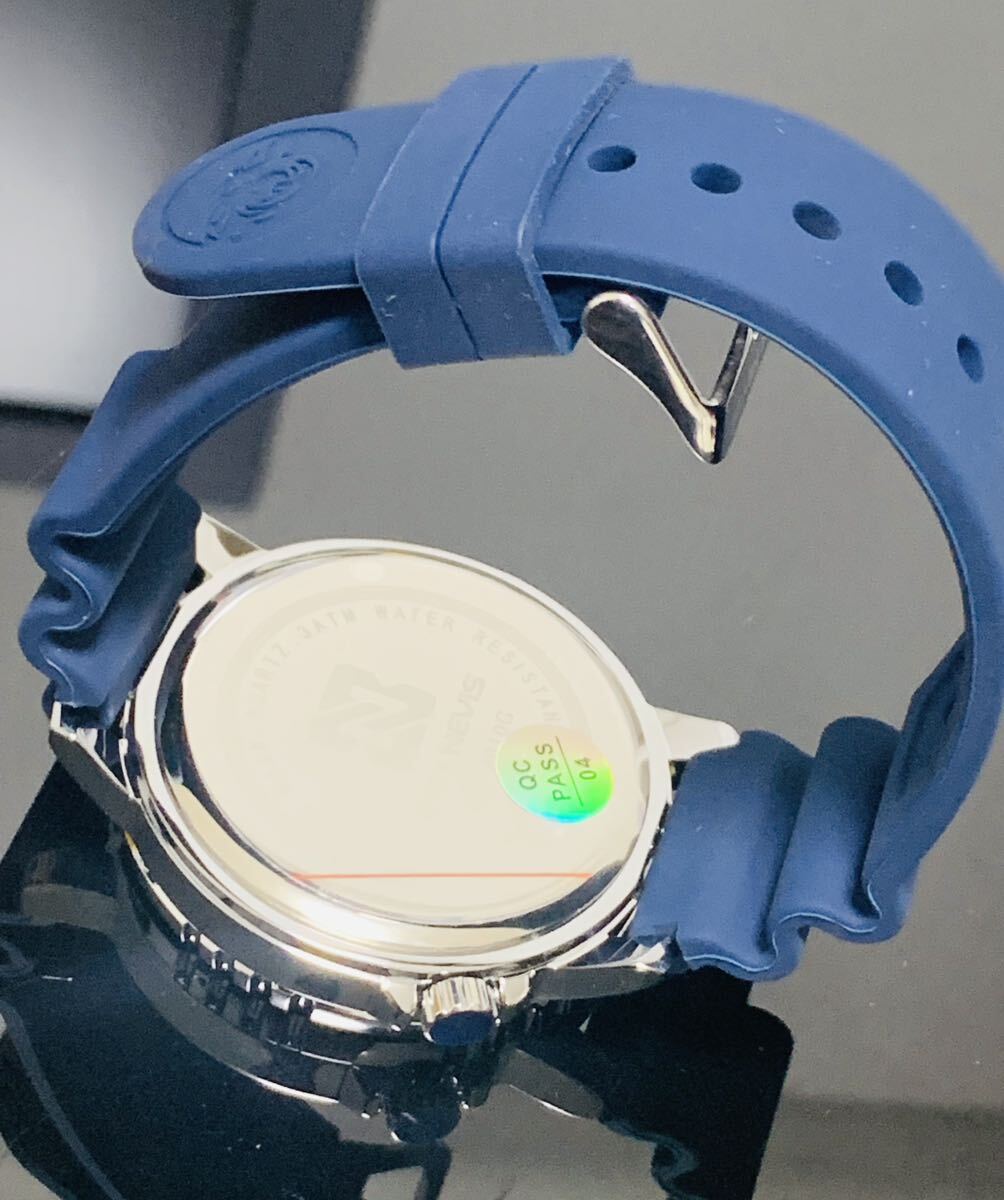 新作 メンズ腕時計 シチズンオマージュ ダイバー ズウォッチ カレンダー ベゼル可動 スーツ 防水腕時計 人気モデル 1288gの画像8