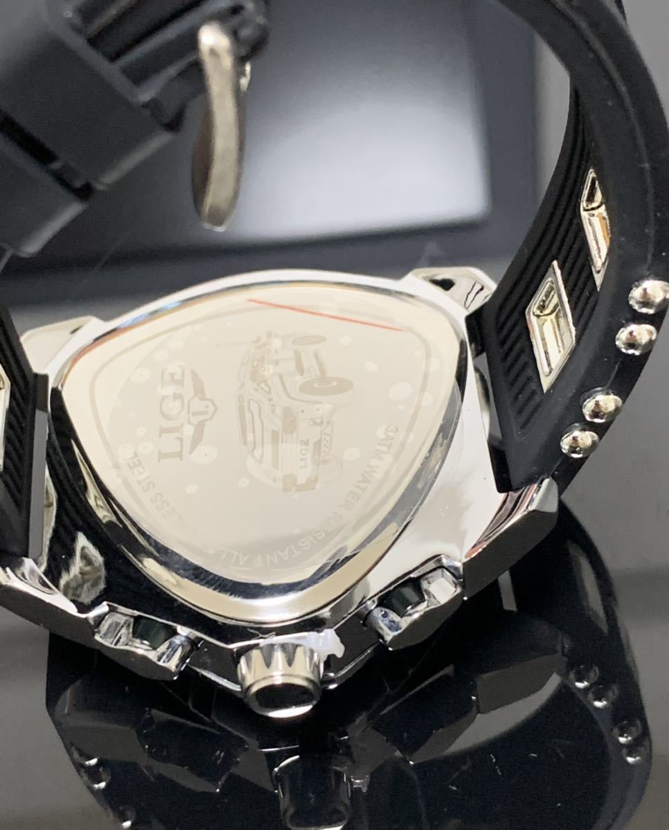 大谷翔平 結婚おめでとうセール 高品質 メンズ腕時計 防水 腕時計 クォーツ アナログ サーフィン クロノグラフ シリコンベルト2414mの画像6