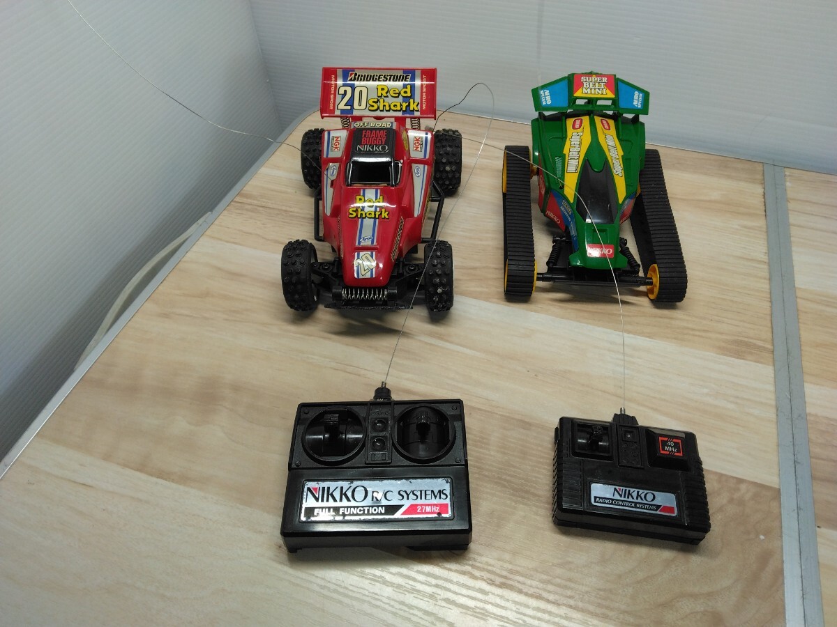 当時物　レトロ　ジャンク　ラジコンカー　スーパーベルトミニ　レッドシャーク　ニッコー　NIKKO　おもちゃ　玩具　乗り物　ヴィンテージ_画像6