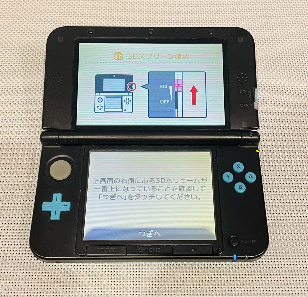 ニンテンドー3DSLL 限定版リミテッドパック　ターコイズブラック　本体動作品　送料無料　付属品付き　Nintendo 任天堂 