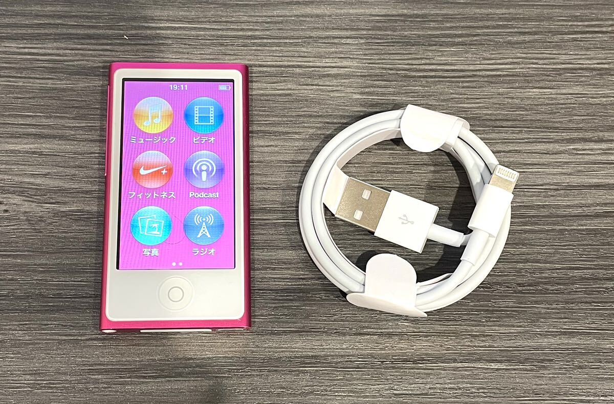 iPod nano 第7世代　16GB ピンクMKMV2J 2015年後期型 Appleアイポッドナノ _画像1