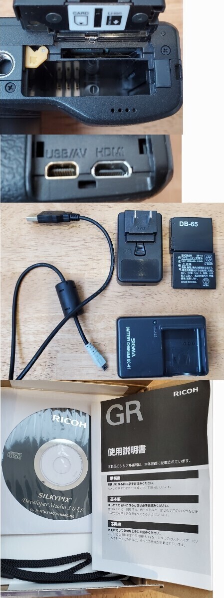 【極上品セット】RICOH リコー デジタルカメラ GR (初代) APS-C ローパスフィルタレス ワイドコンバージョンレンズ GW-3 ＆ GH-3_画像10