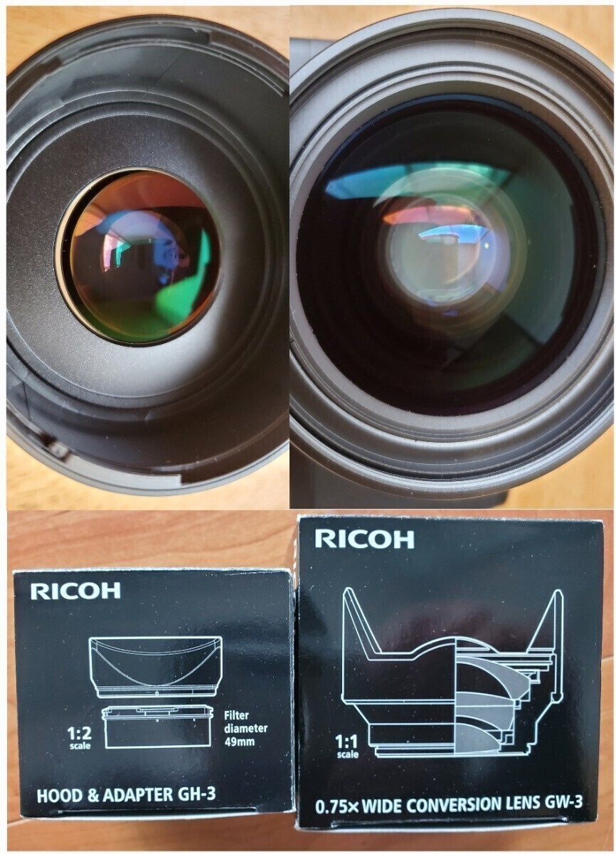 【極上品セット】RICOH リコー デジタルカメラ GR (初代) APS-C ローパスフィルタレス ワイドコンバージョンレンズ GW-3 ＆ GH-3_画像9