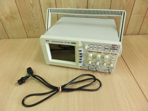 通電確認済●EZ DIGITAL Oscilloscope DS-1250C 250MHZ デジタルオシロスコープ ディスプレイ難あり●