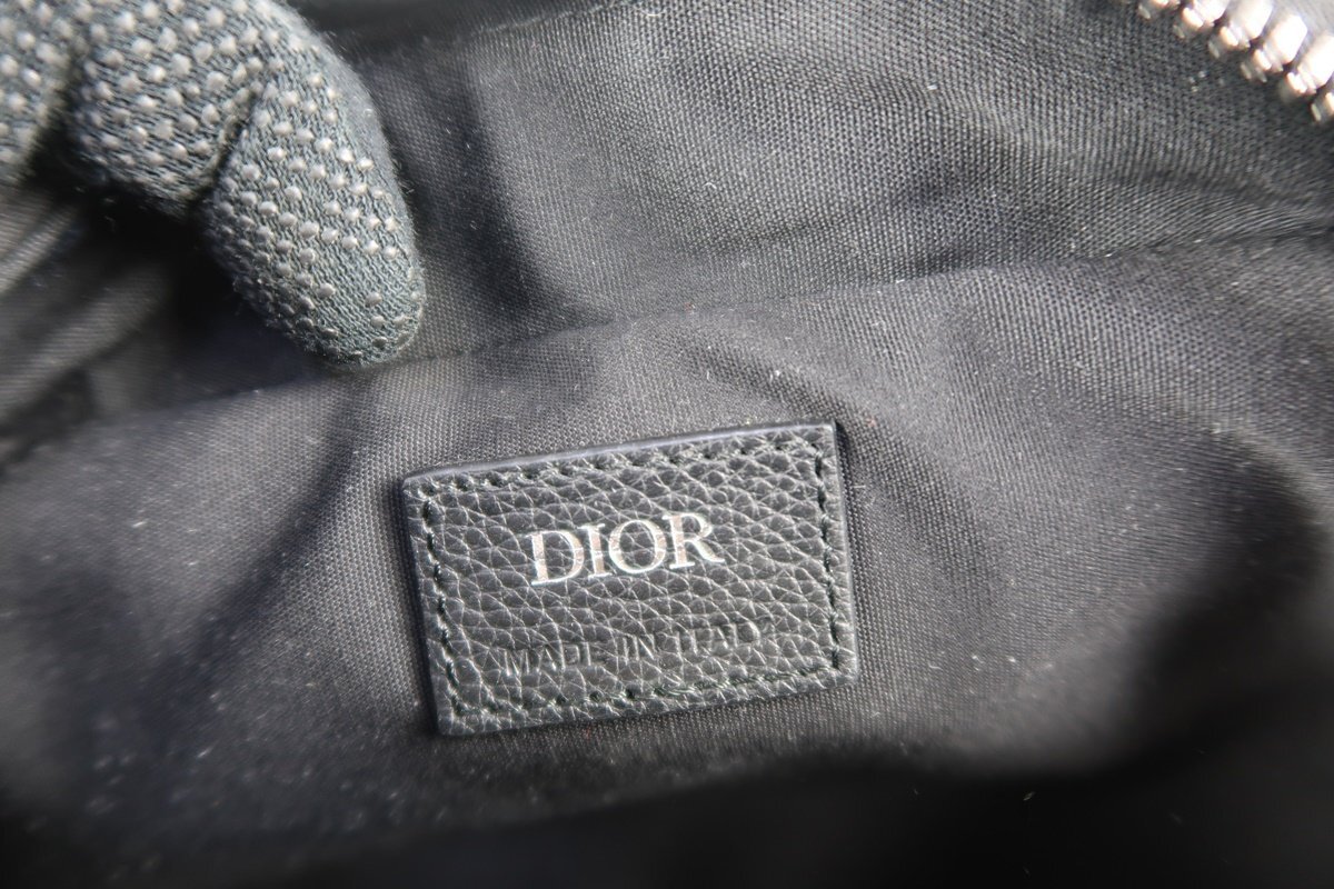 【美品】Christian Dior クリスチャンディオール トロッター サファリ マキシ オブリーク ショルダーバッグ【QH7】_画像9