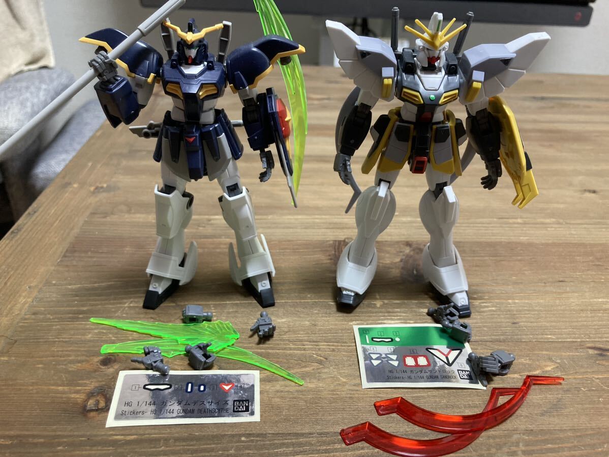 【組立済】HGAC ウイングガンダムゼロ ガンダムデスサイズ シェンロンガンダム ヘビーアームズ改 サンドロック 5体セット ジャンク HG_画像8