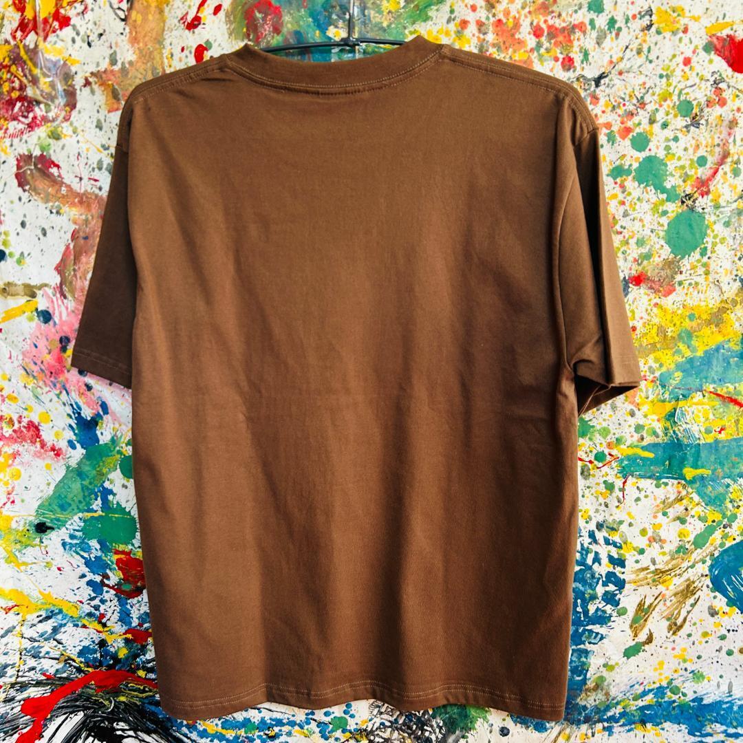 葛城ミサト リプリント Tシャツ 半袖 メンズ 新品 個性的 エヴァンゲリオン ブラウン ティーシャツ XL ２XL_画像3