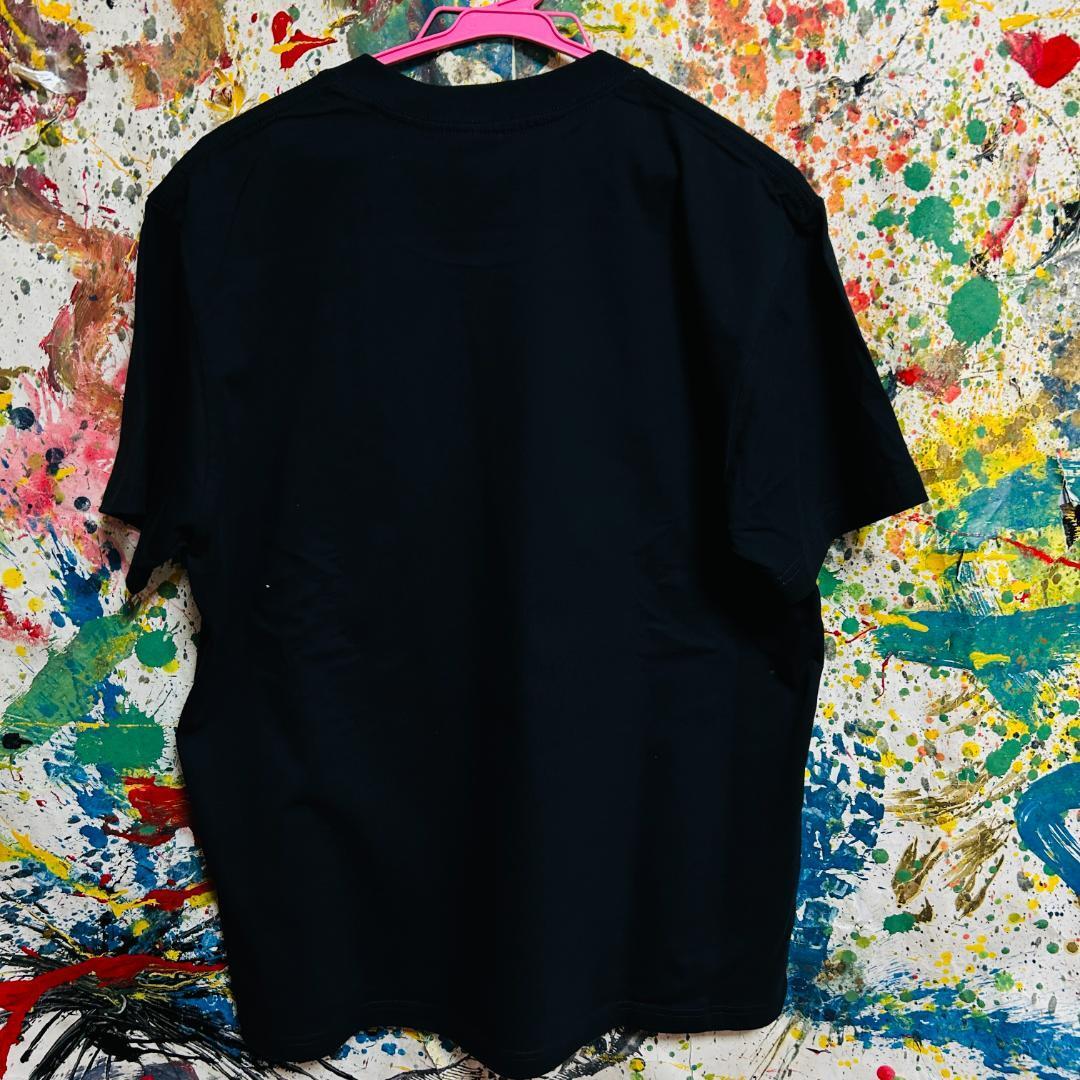 ものもけ アバンギャルド リプリント Tシャツ 半袖 メンズ 新品 個性的 黒 前衛的 ティーシャツ ブラック　ハイデザイン_画像3