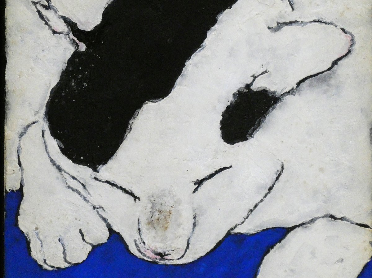 山下まゆみ ボスねこ1 紙本彩色10号 動物画 猫 日本画 原画 絵画 真作保証 i-img1200x899-