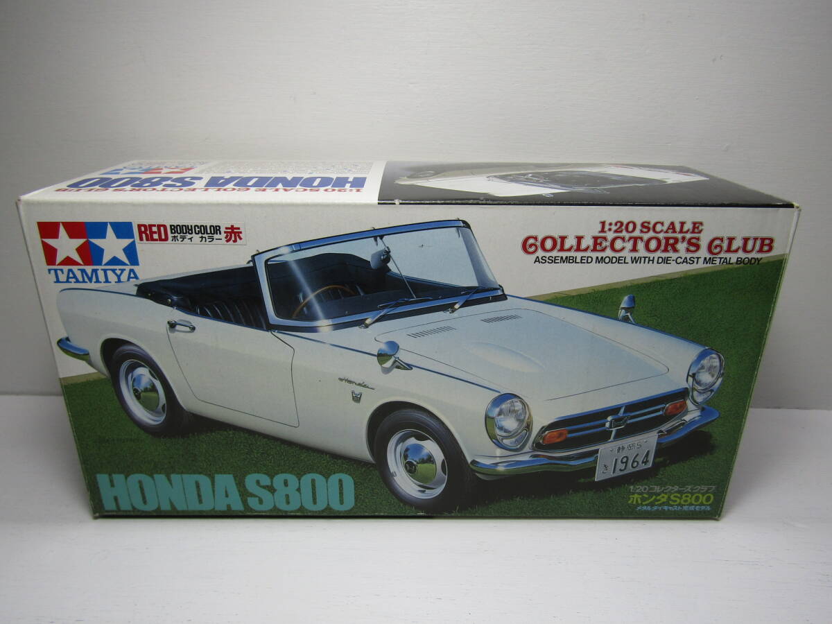 HONDA sport 800es bee JDM collectors Club Honda S800 Showa era 1/20 TAMIYA COLLECTOR.S CLUB Tamiya Tamiya made that time thing superior article RED