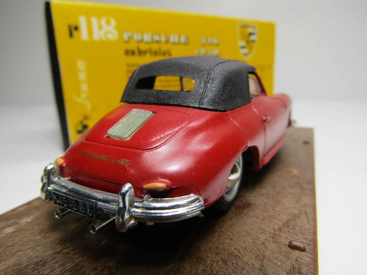 Porsche 1/43 ポルシェ 356 ソフトトップ 1952 FLAT４ ヴィンテージ Brumm イタリア製 Made in Italy フェルディナント 930 911 955 未展示_画像2