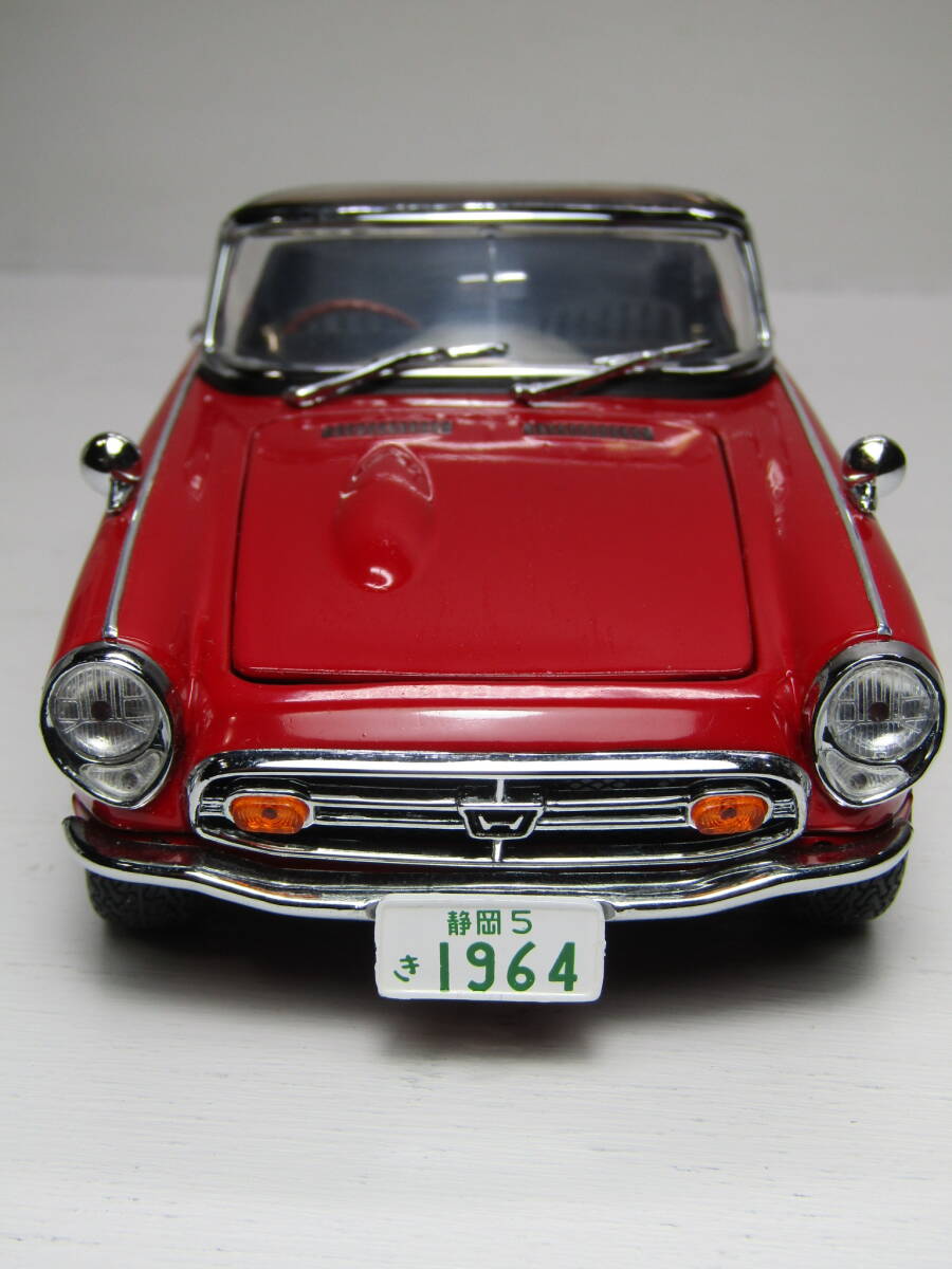 HONDA sport 800es bee JDM collectors Club Honda S800 Showa era 1/20 TAMIYA COLLECTOR.S CLUB Tamiya Tamiya made that time thing superior article RED