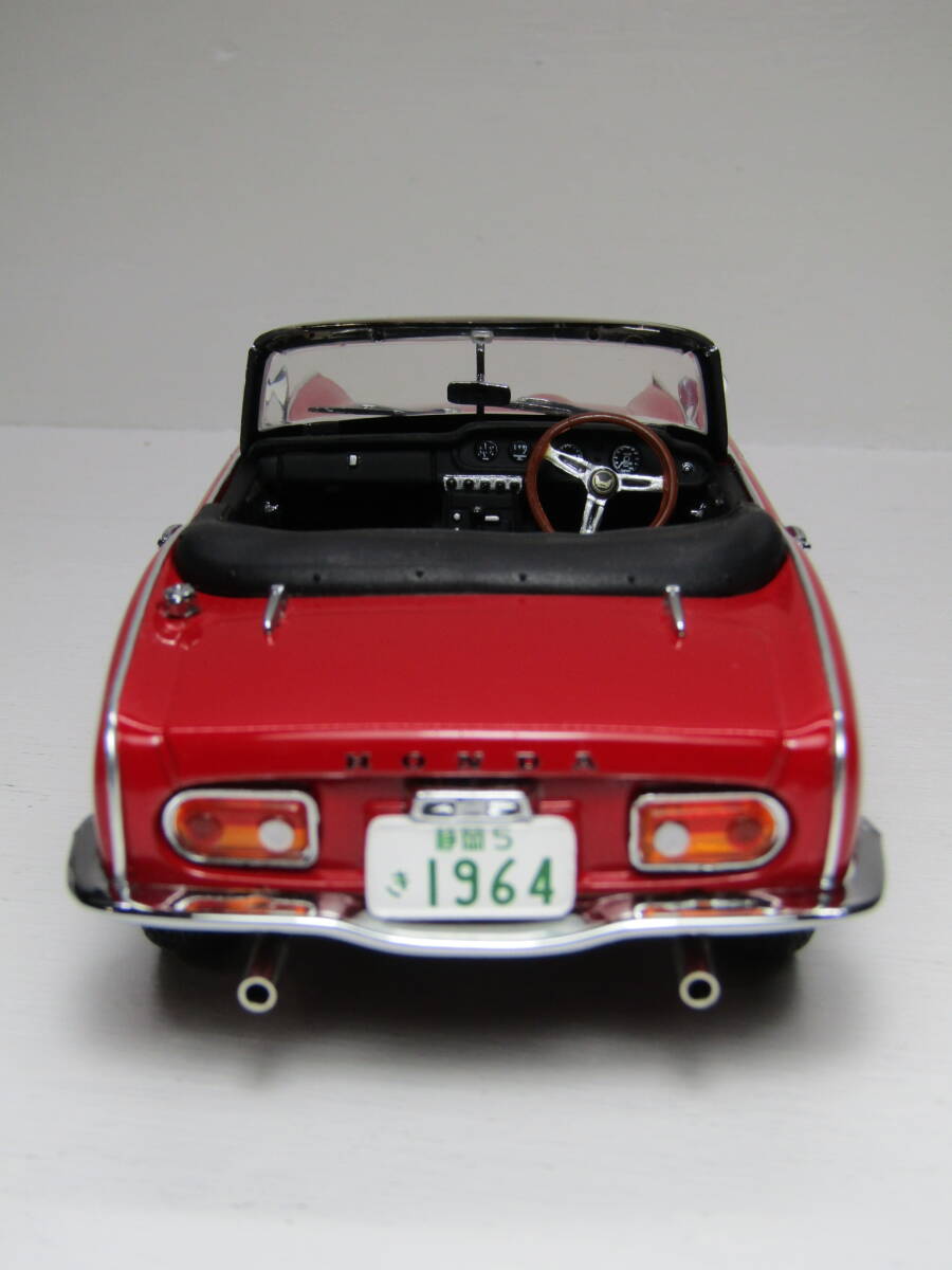 HONDA sport 800es bee JDM collectors Club Honda S800 Showa era 1/20 TAMIYA COLLECTOR.S CLUB Tamiya Tamiya made that time thing superior article RED
