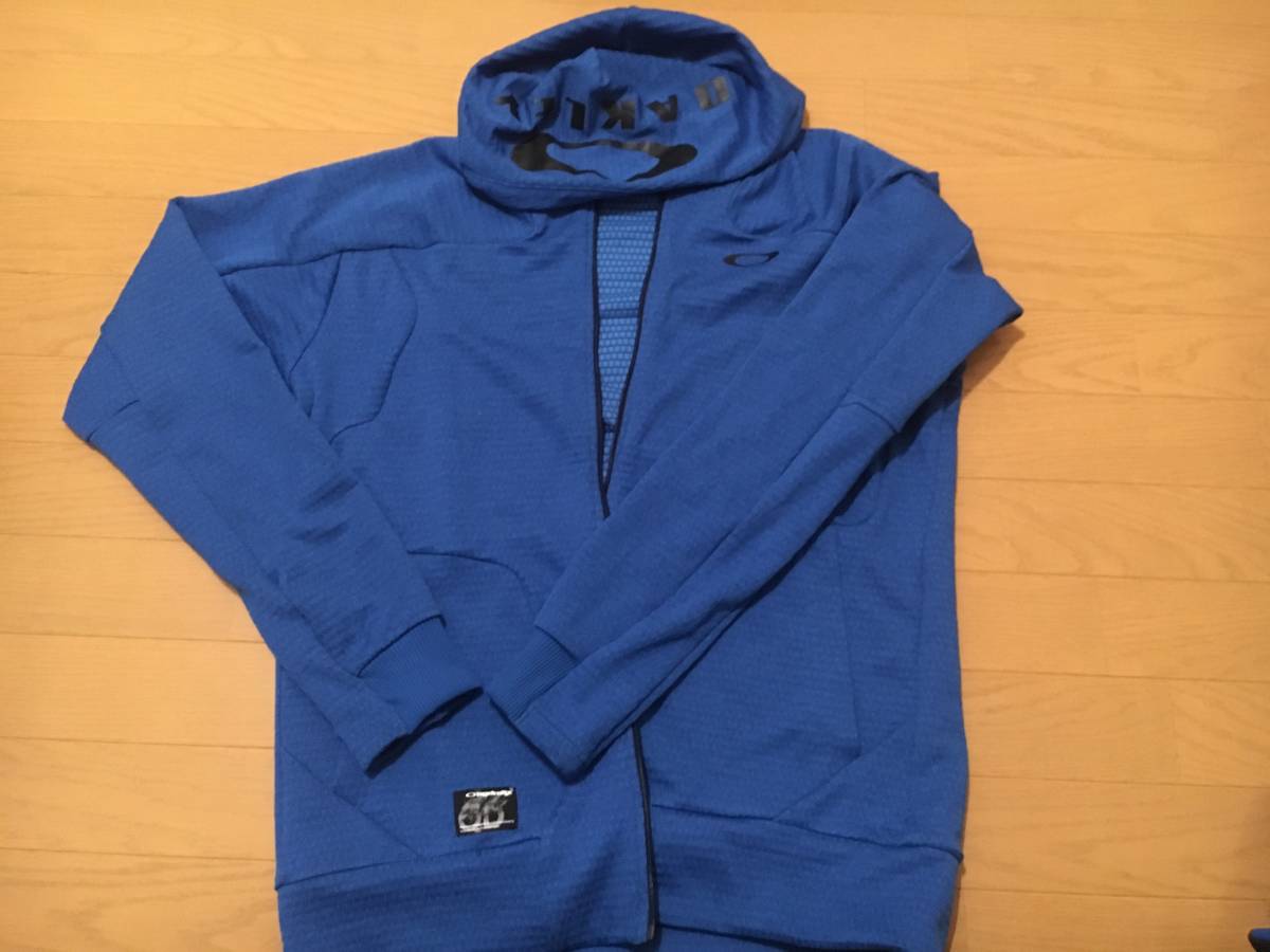 OAKLEY Oacley XL blue b roof ru Zip Parker sweatshirt training wear men's motion dressing up man adult beautiful goods 