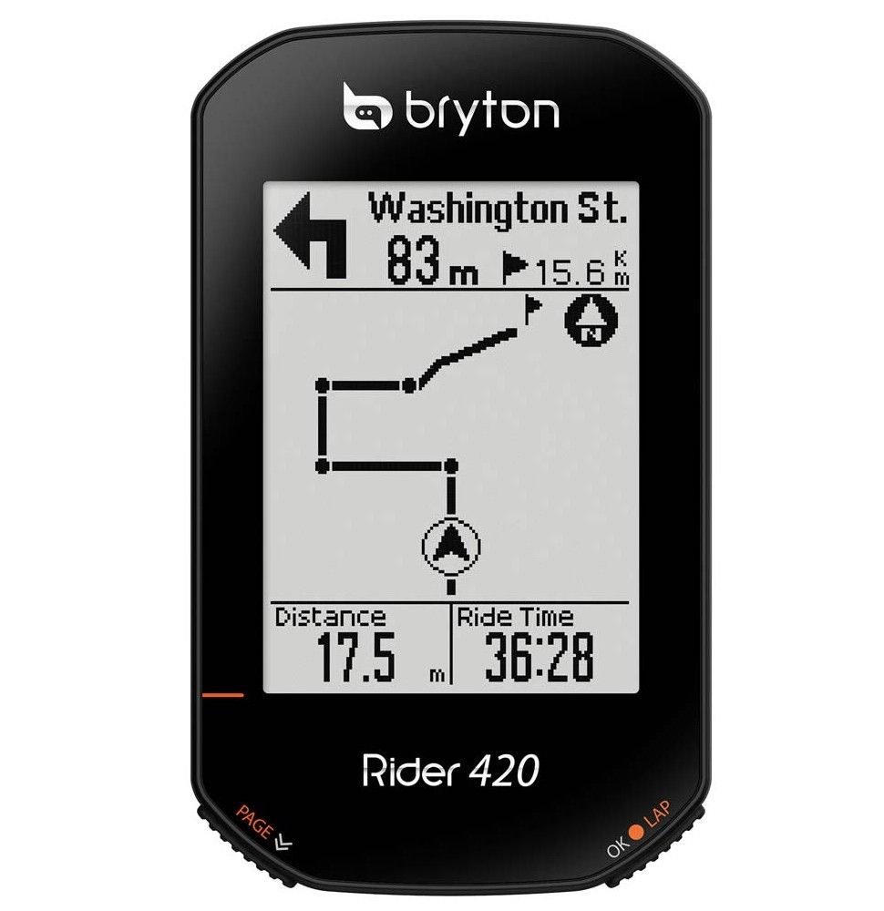 ブライトン ライダー420T GPSサイコン＋【アウトフロントマウントセット】