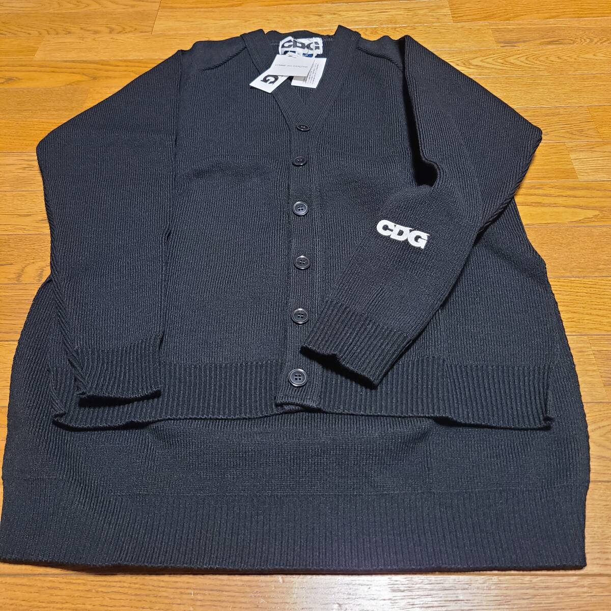 COMME des GARCONS CDG カーディガン ブラック サイズXL AD2021 使用・未使用_画像1