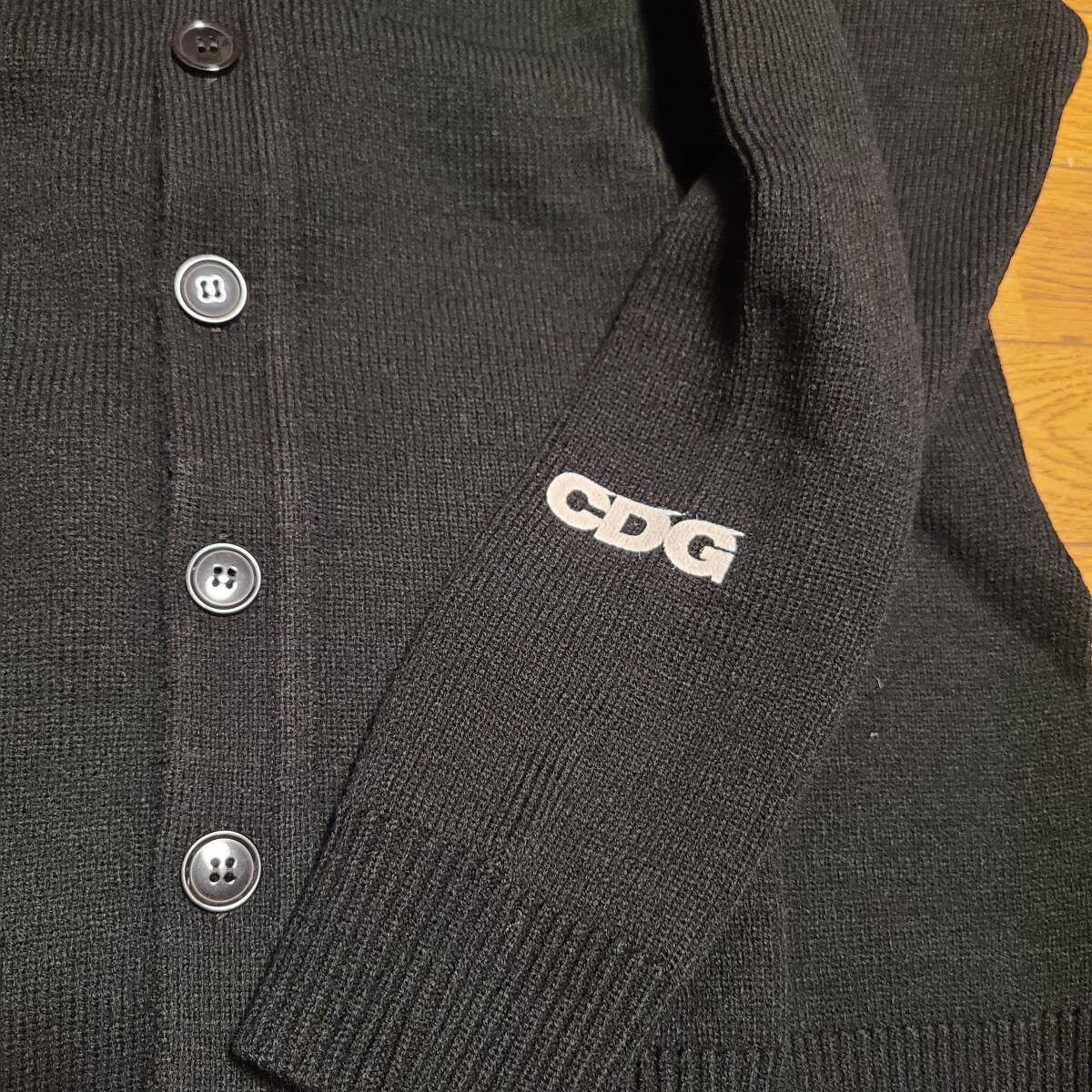 COMME des GARCONS CDG カーディガン ブラック サイズXL AD2021 使用・未使用_画像4