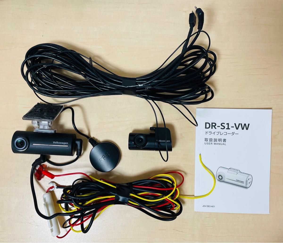VW 純正 前後2カメラ ドライブレコーダー DR-S1-VW VW 純正 前後2カメラ ドライブレコーダー DR-S1-VW