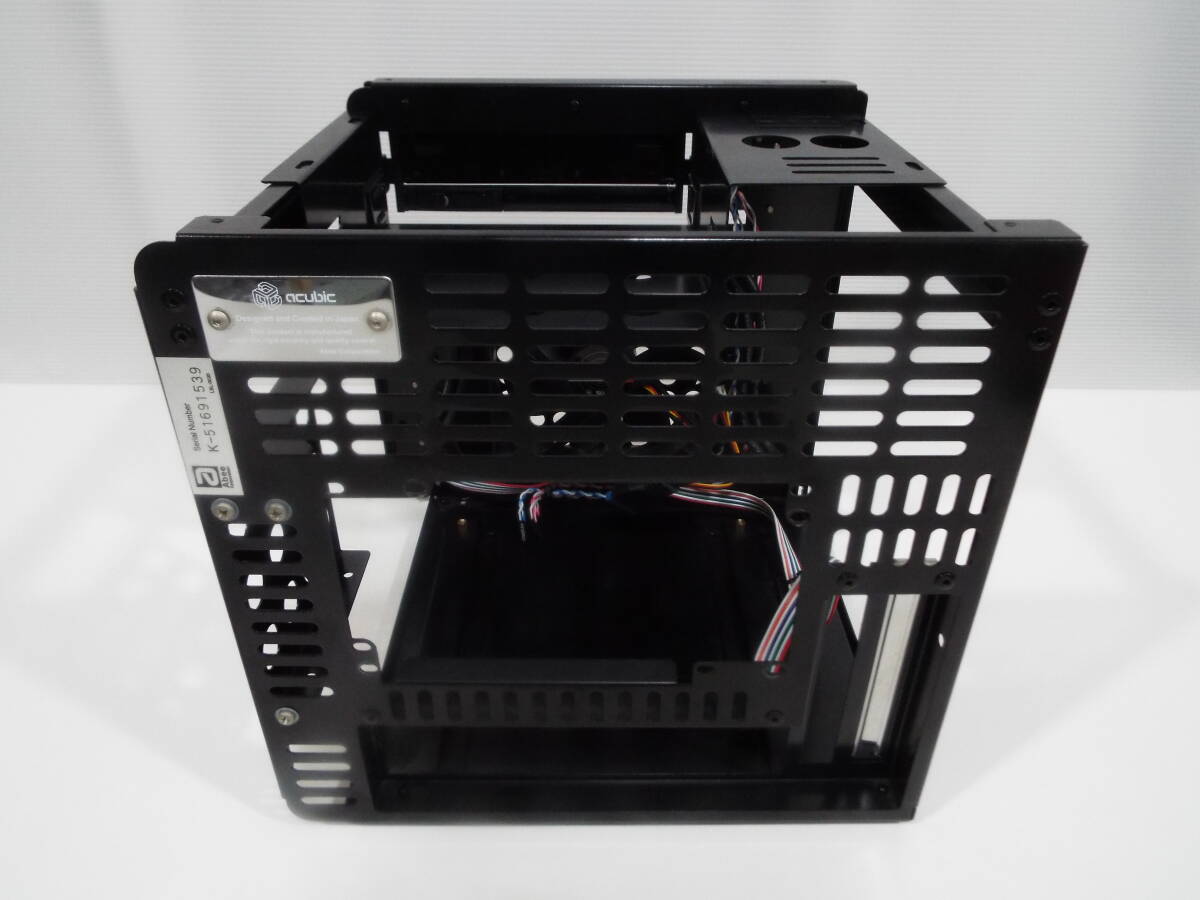 Abee Mini-ITX キューブケース acubic CS01 ACE-CS01 PCケース ブラック itx_画像9