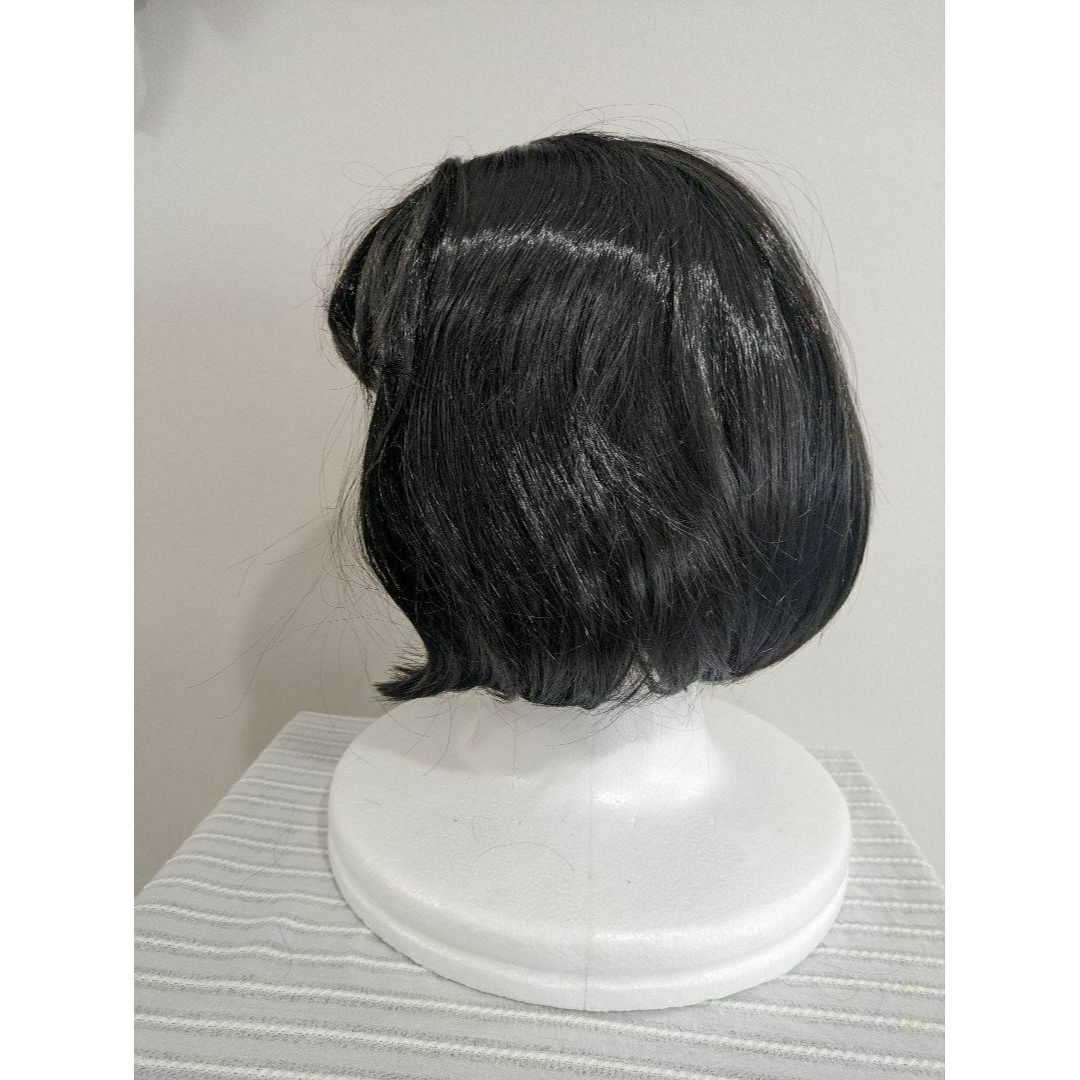  Bob hair - full wig black . black cosplay wig woman equipment change equipment wig high class person . fiber medical care for student Event 